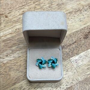 Floral Beaded Earrings